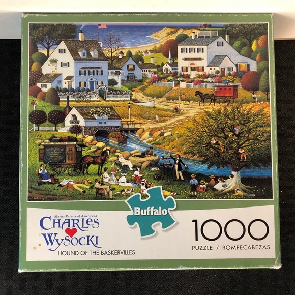 Buffalo Games Other - Buffalo Games Charles Wysocki ~ HOUNDS OF BASKERVILLE ~ 1000 Piece Puzzle